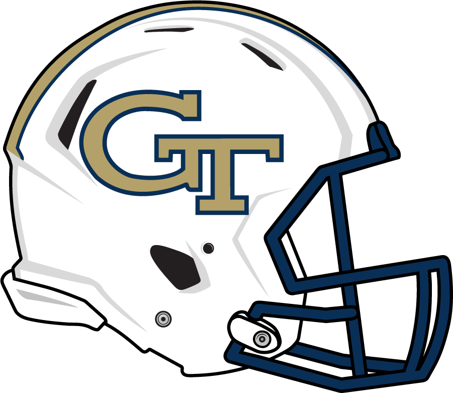 Georgia Tech Yellow Jackets 2018 Helmet diy iron on heat transfer